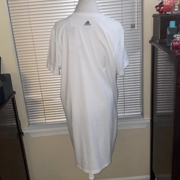 NWT adidas T-shirt dress white - Picture 4 of 6